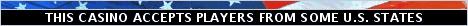Blackjack Ballroom accepts players from some U.S. States